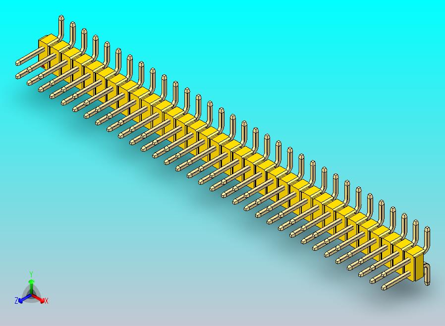 DS1022彩色排针 黄色 66P 100MIL 类型SMT 版本1.0.zip