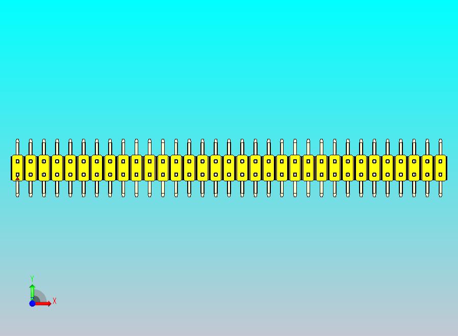 DS1022彩色排针 黄色 66P 100MIL 类型SMT 版本1.0.zip