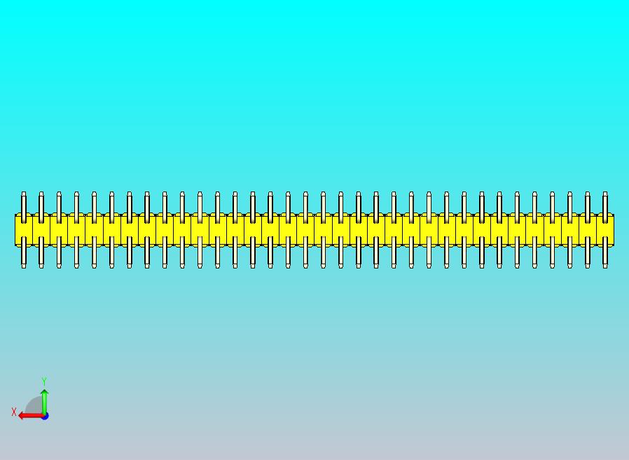 DS1022彩色排针 黄色 68P 100mil 类型SMT 版本1.0.zip