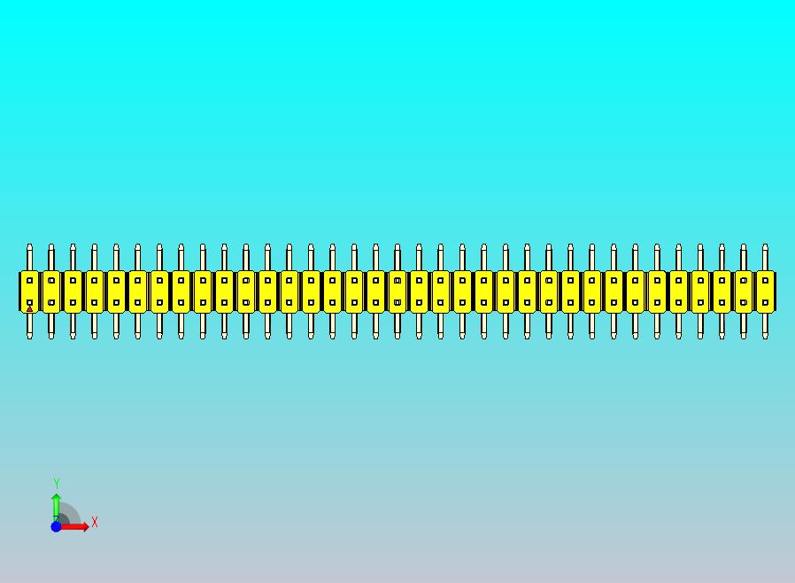 DS1022彩色排针 黄色 70P 100MIL 类型SMT 版本1.0.zip