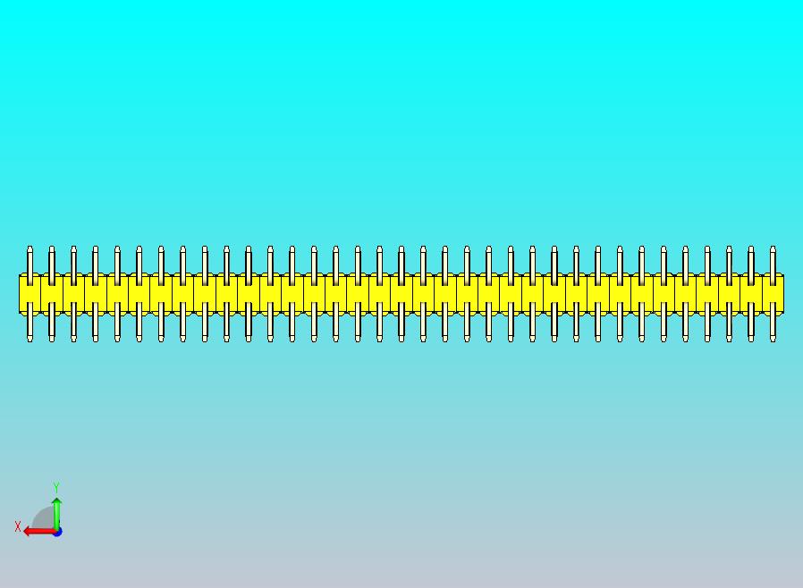 DS1022彩色排针 黄色 70P 100MIL 类型SMT 版本1.0.zip