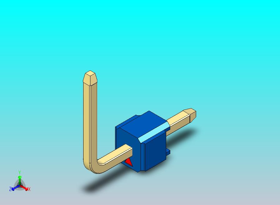 DS1022彩色排针 蓝色 01p 100mil 类型U 版本1.0.zip