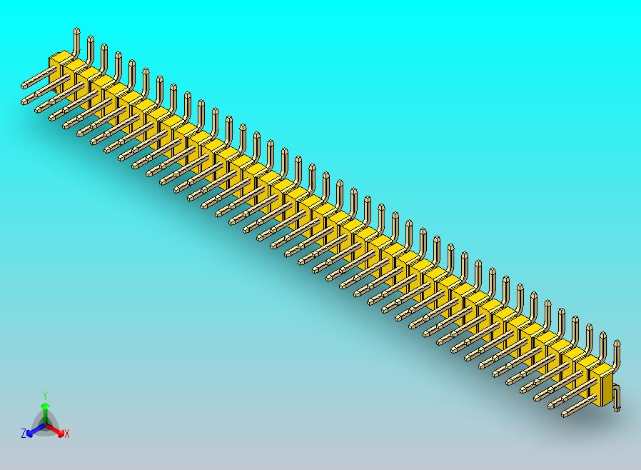 DS1022彩色排针 黄色 80p 100mil SMT类型 版本1.0.zip