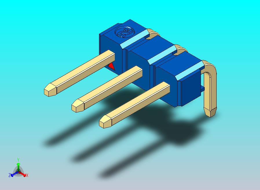 DS1022彩色排针 蓝色 1x03p 100mil 类型D 版本1.0.zip