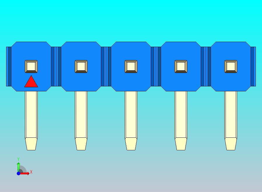 DS1022彩色排针 蓝色 1x05p 100mil 类型D 版本1.0.zip