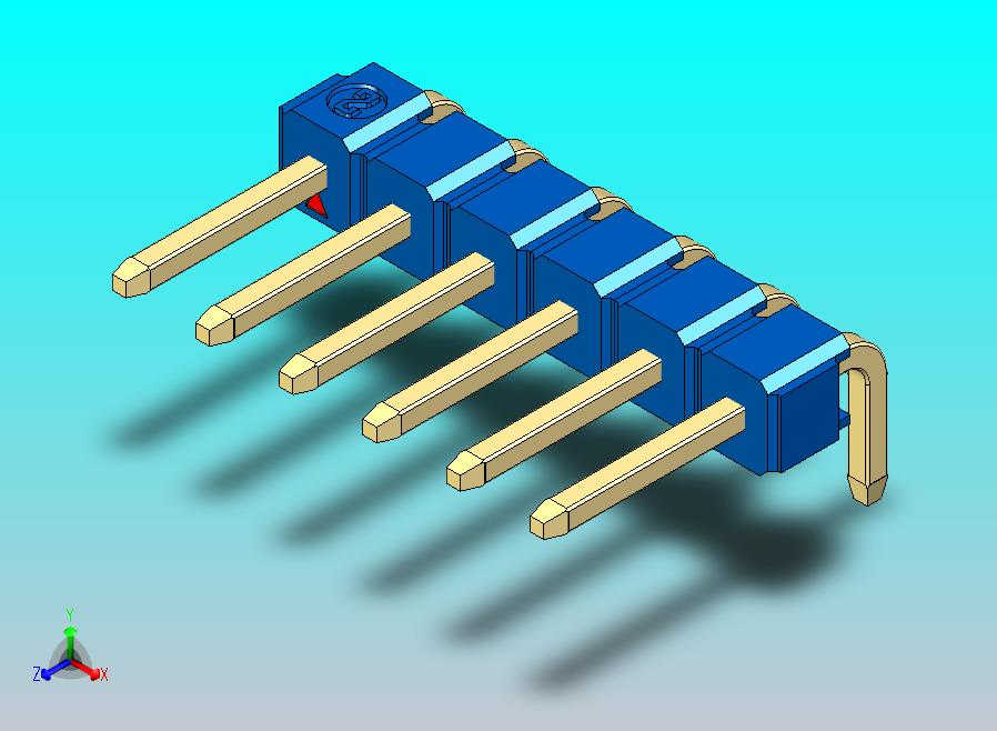 DS1022彩色排针 蓝色 1x06p 100mil 类型D 版本1.0.zip