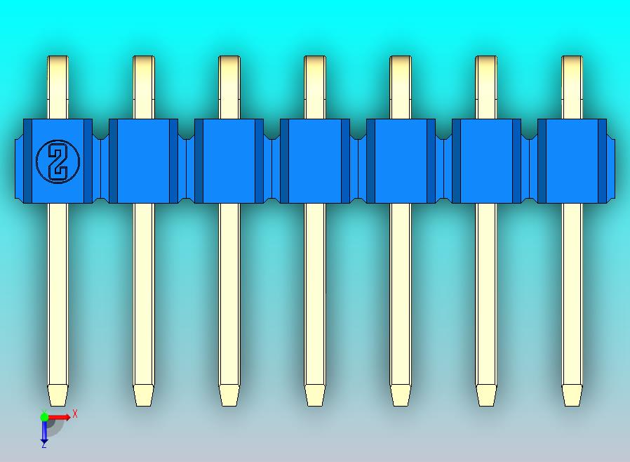 DS1022彩色排针 蓝色 1x07p 100mil 类型D 版本1.0.zip