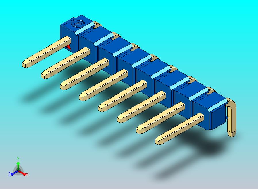 DS1022彩色排针 蓝色 1x08p 100mil 类型D 版本1.0.zip