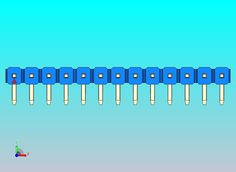 DS1022彩色排针 蓝色 1x13p 100mil 类型D 版本1.0.zip