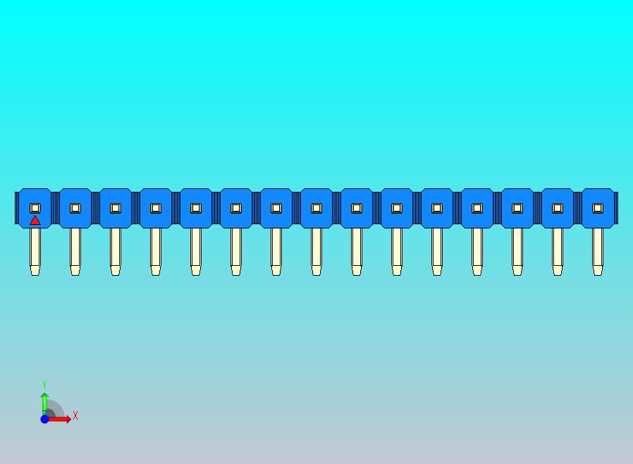 DS1022彩色排针 蓝色 1x15p 100mil 类型D 版本1.0.zip
