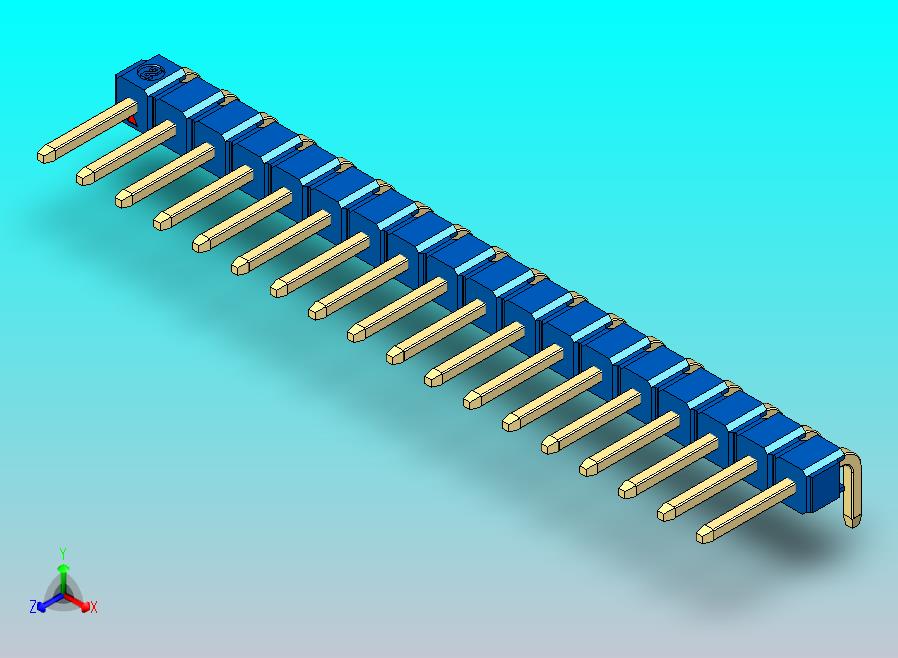 DS1022彩色排针 蓝色 1x18p 100mil 类型D 版本1.0.zip