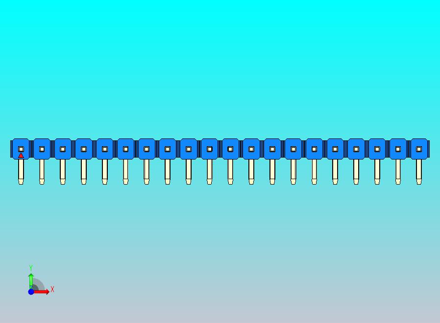 DS1022彩色排针 蓝色 1x20p 100mil 类型D 版本1.0.zip