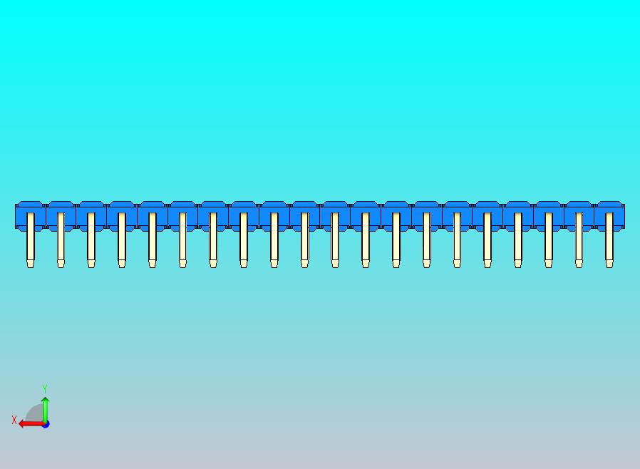 DS1022彩色排针 蓝色 1x20p 100mil 类型D 版本1.0.zip