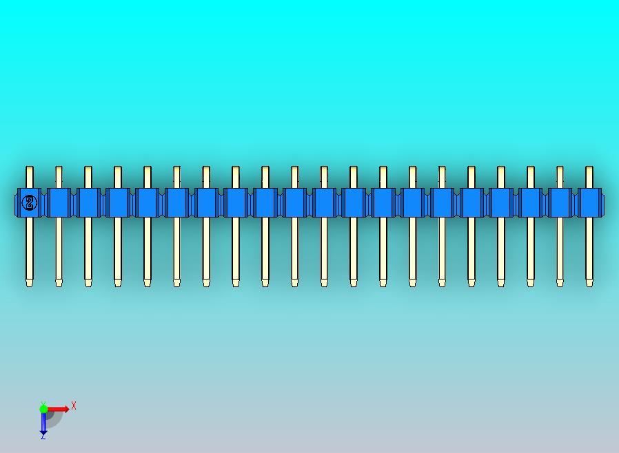 DS1022彩色排针 蓝色 1x20p 100mil 类型D 版本1.0.zip