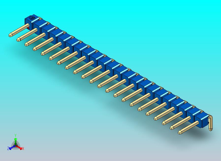 DS1022彩色排针 蓝色 1x22p 100mil 类型D 版本1.0.zip