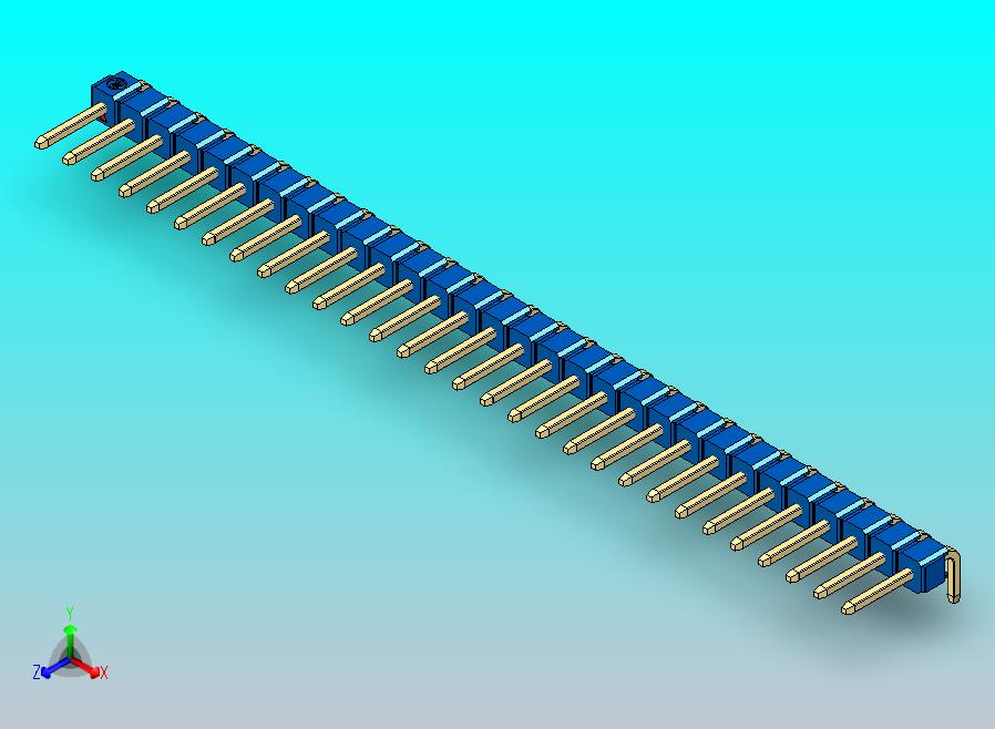 DS1022彩色排针 蓝色 1x30p 100mil 类型D 版本1.0.zip