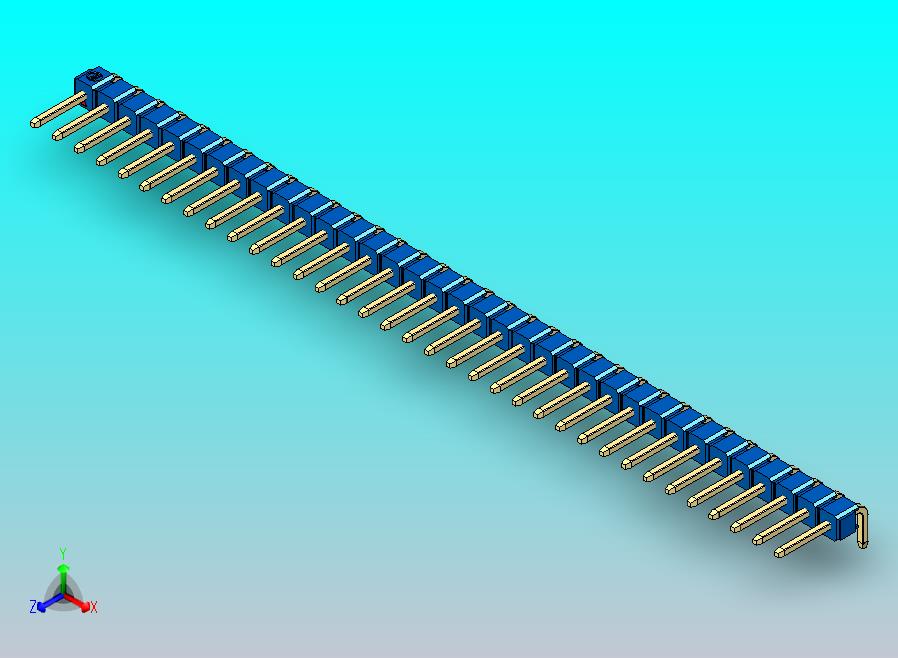 DS1022彩色排针 蓝色 1x35p 100mil 类型D 版本1.0.zip