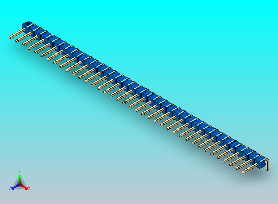 DS1022彩色排针 蓝色 1x38p 100mil 类型D 版本1.0.zip