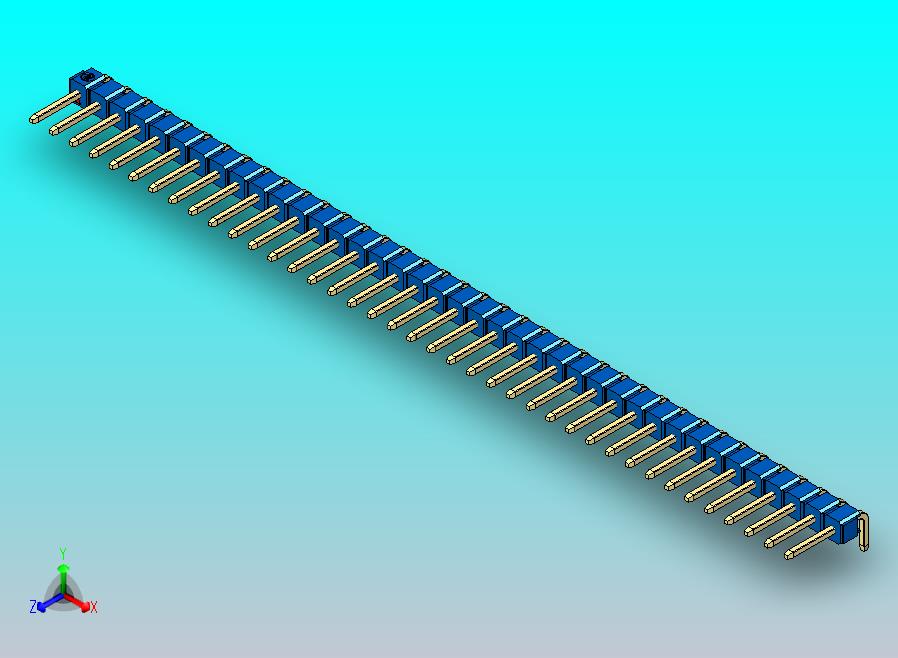 DS1022彩色排针 蓝色 1x39p 100mil 类型D 版本1.0.zip