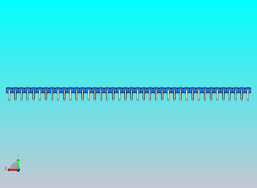 DS1022彩色排针 蓝色 1x40p 100mil 类型D 版本1.0.zip