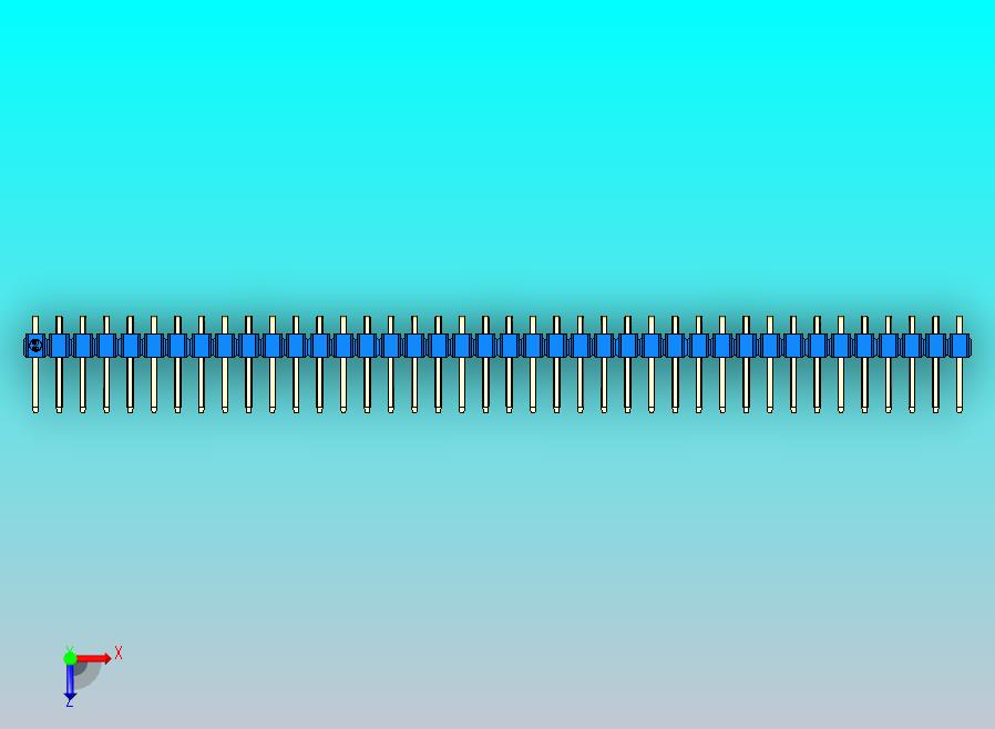 DS1022彩色排针 蓝色 1x40p 100mil 类型D 版本1.0.zip