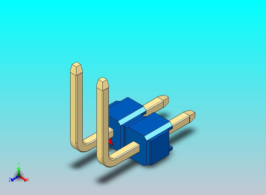 DS1022彩色排针 蓝色 02p 100mil 类型U 版本1.0.zip