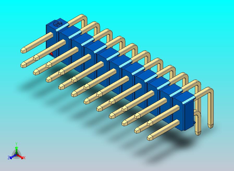 DS1022彩色排针 蓝色 2x11p 100mil 类型D 版本1.0.zip
