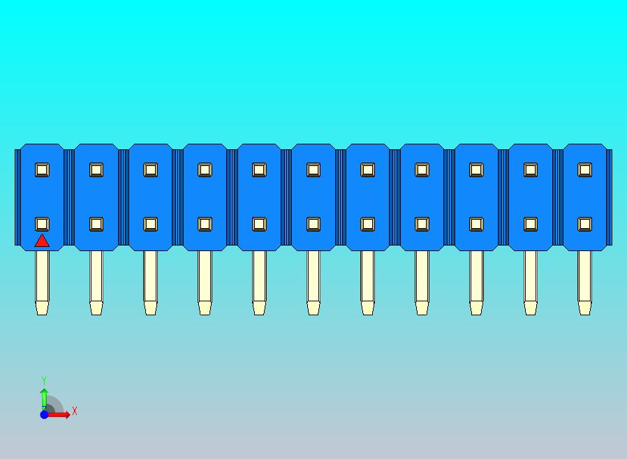 DS1022彩色排针 蓝色 2x11p 100mil 类型D 版本1.0.zip