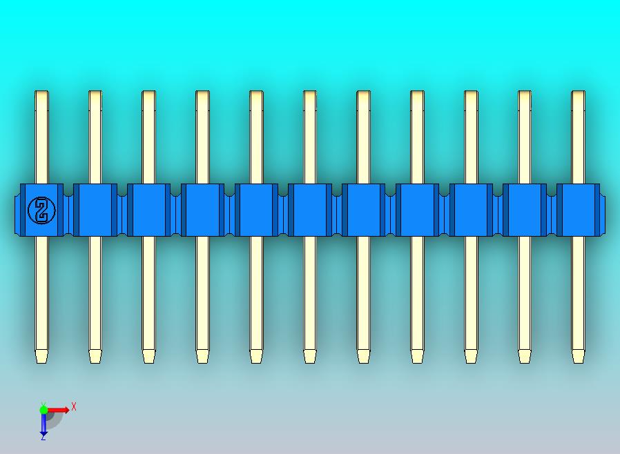 DS1022彩色排针 蓝色 2x11p 100mil 类型D 版本1.0.zip