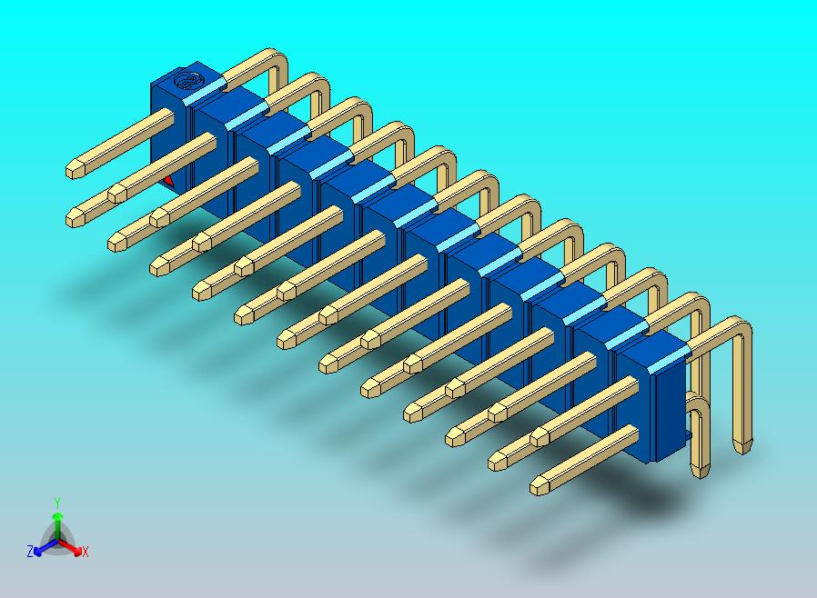 DS1022彩色排针 蓝色 2x12p 100mil 类型D 版本1.0.zip