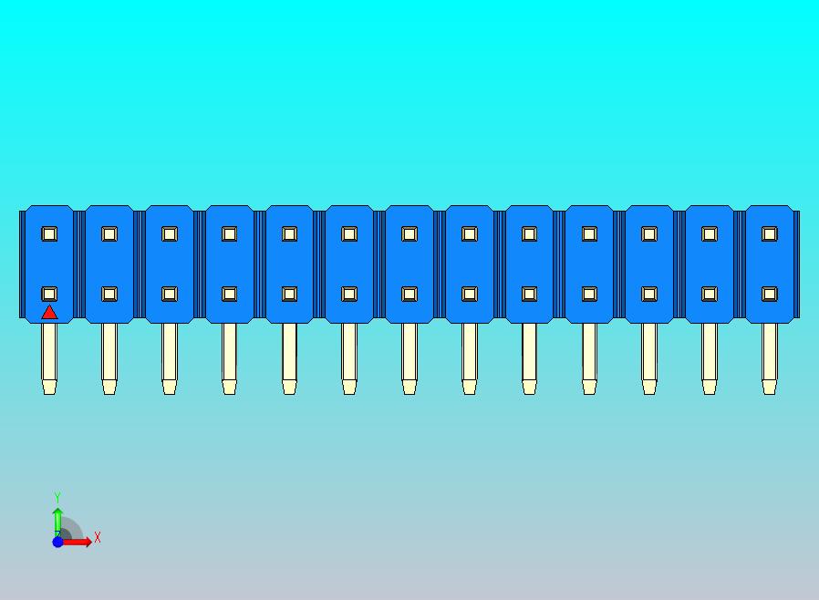 DS1022彩色排针 蓝色 2x13p 100mil 类型D 版本1.0.zip