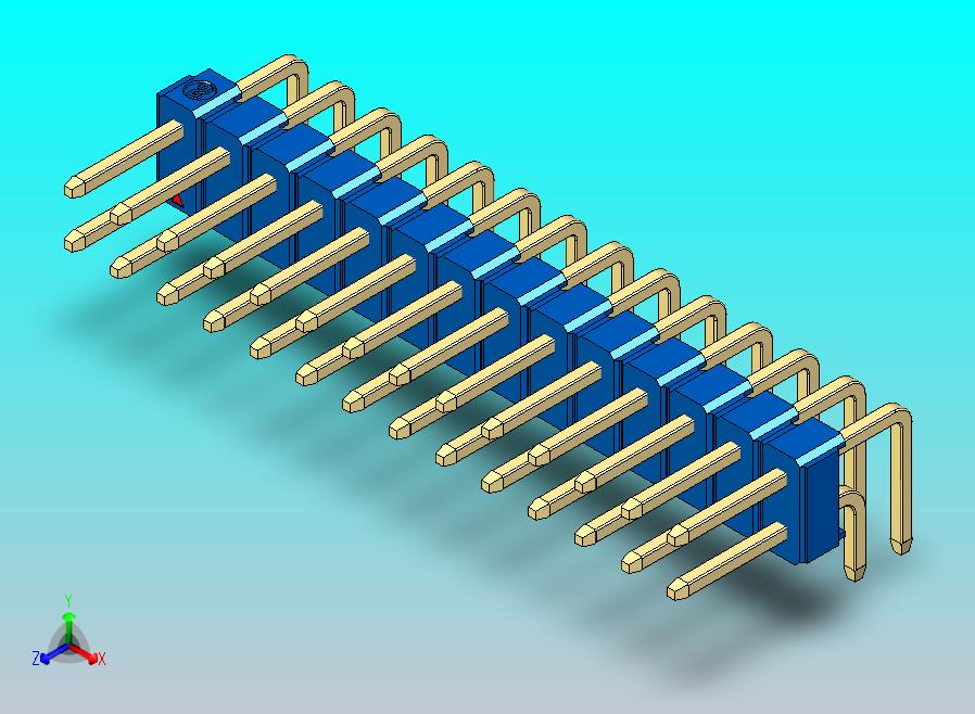 DS1022彩色排针 蓝色 2x14引脚 100mil 类型D 版本1.0.zip