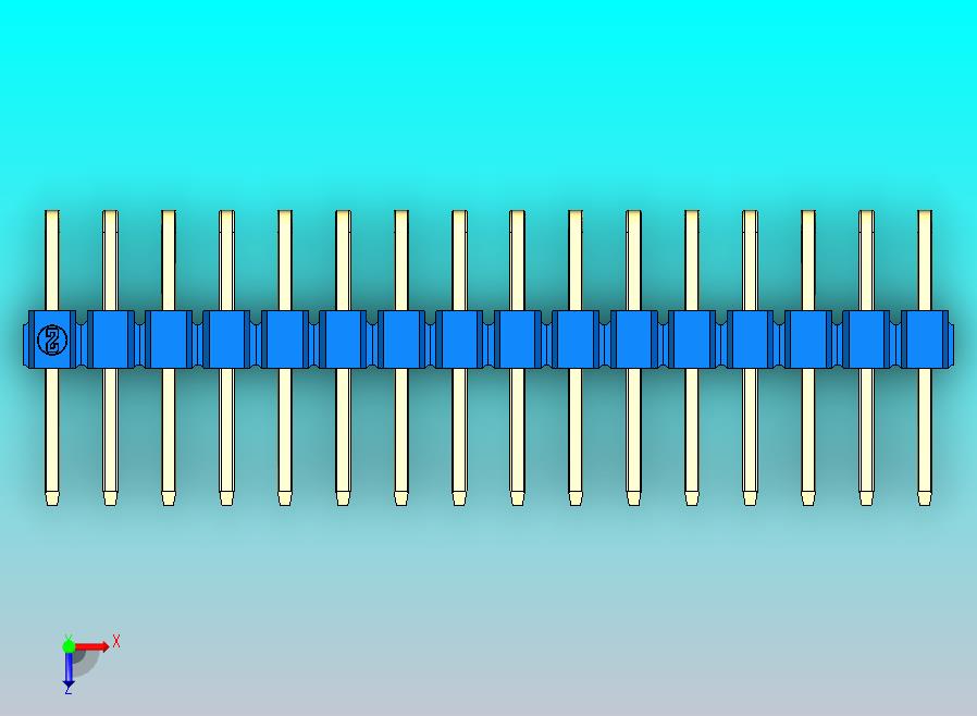 DS1022彩色排针 蓝色 2x16P 100mil 类型D 版本1.0.zip