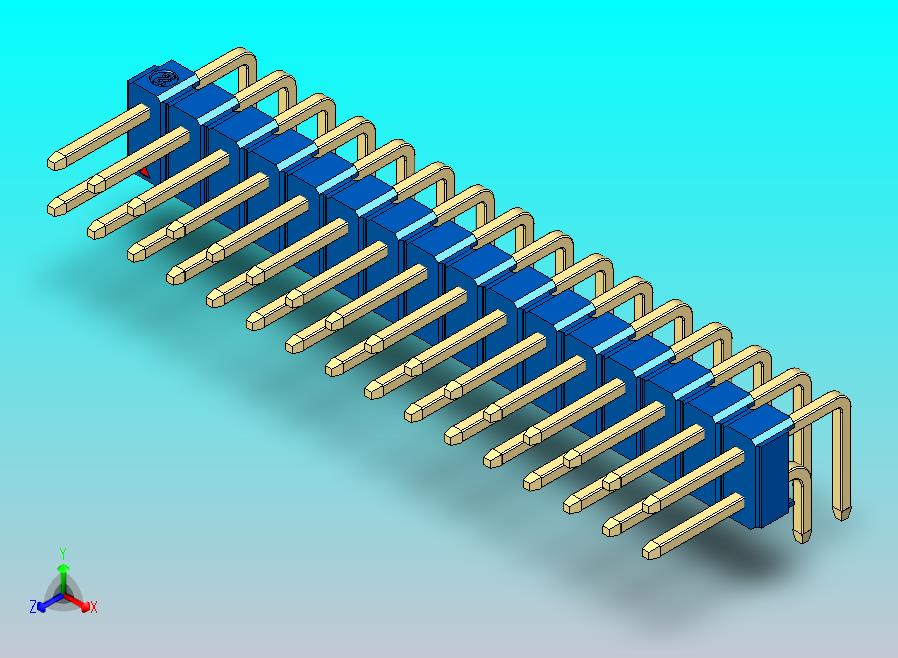 DS1022彩色排针 蓝色 2x16P 100mil 类型D 版本1.0.zip