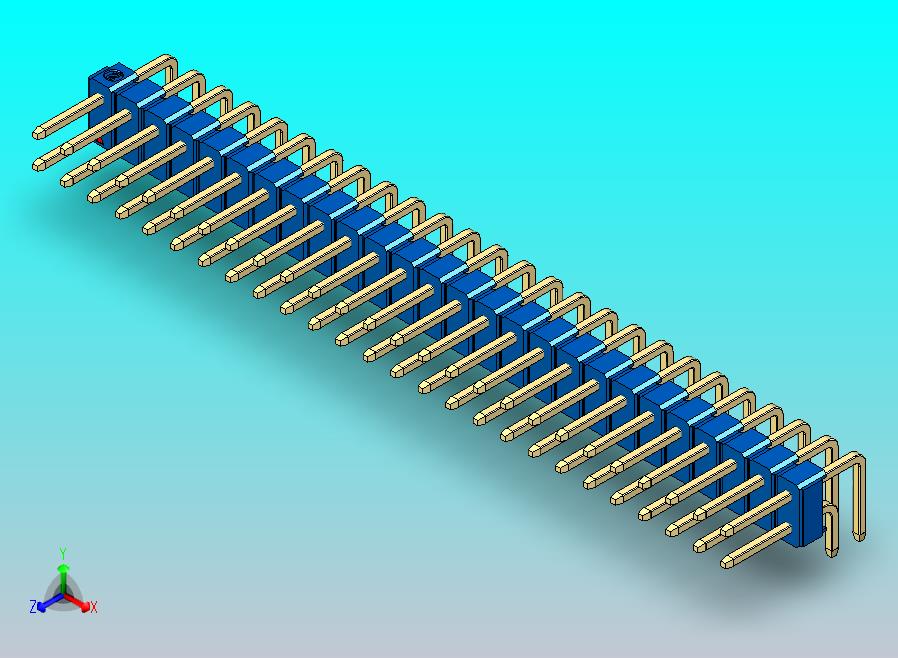 DS1022彩色排针 蓝色 2x26p 100mil 类型D 版本1.0.zip