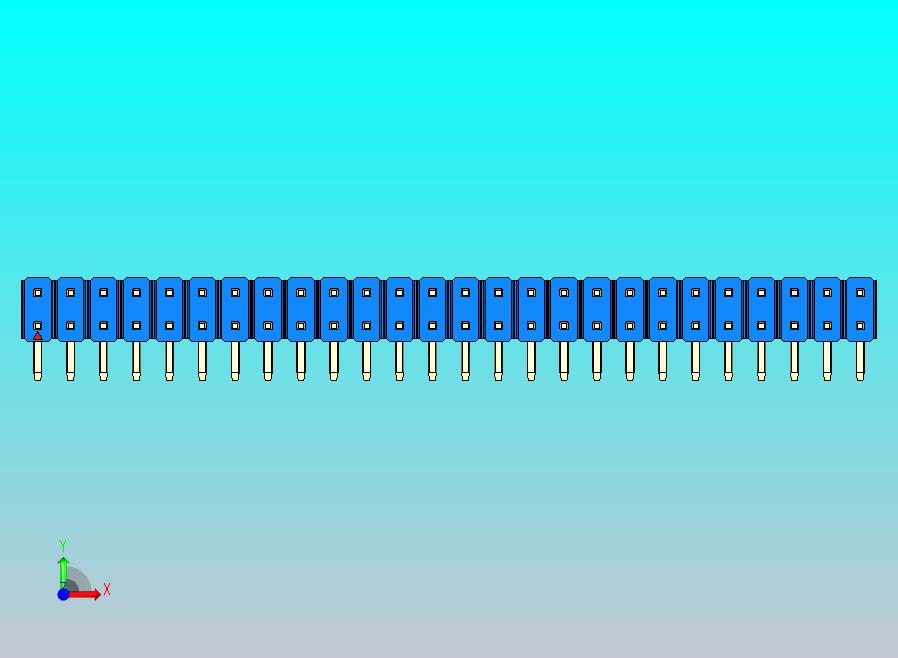 DS1022彩色排针 蓝色 2x26p 100mil 类型D 版本1.0.zip