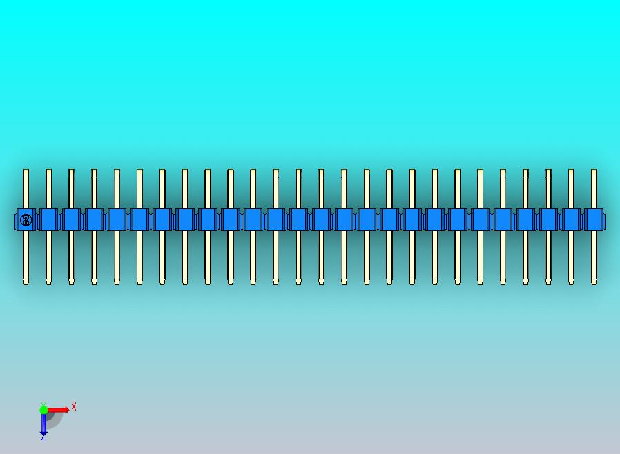 DS1022彩色排针 蓝色 2x26p 100mil 类型D 版本1.0.zip