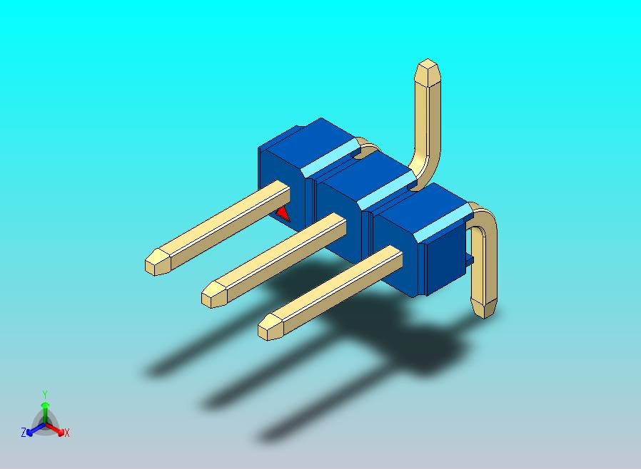 DS1022彩色排针 蓝色 03P 100mil 类型 SMT R2 版本1.0.zip