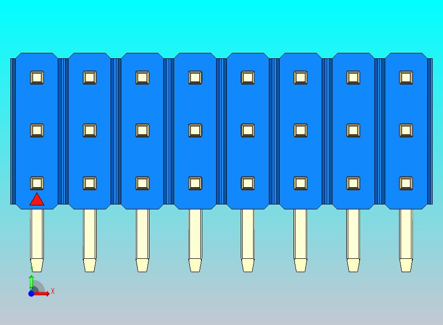 DS1022彩色排针 蓝色 3x08p 100mil 类型D 版本1.0.zip