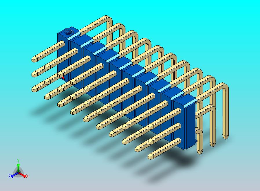 DS1022彩色排针 蓝色 3x10p 100mil 类型D 版本1.0.zip
