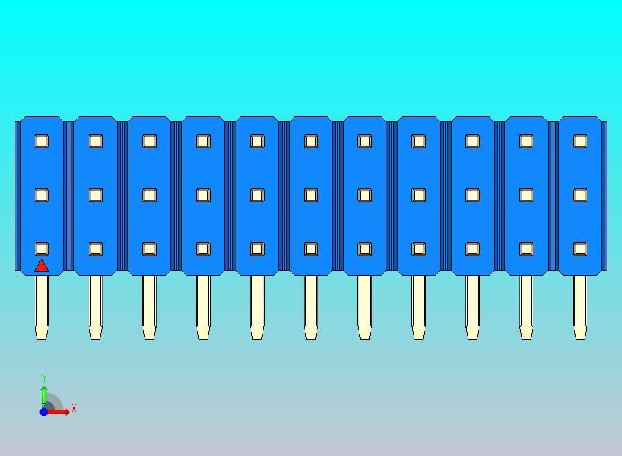 DS1022彩色排针 蓝色 3x11p 100mil 类型D 版本1.0.zip