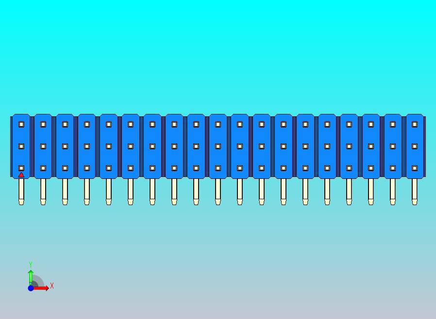 DS1022彩色排针 蓝色 3x19p 100mil 类型D 版本1.0.zip