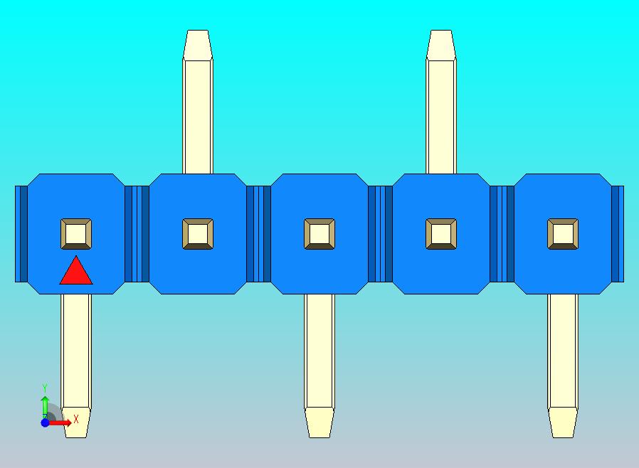 DS1022彩色排针 蓝色 05P 100mil 类型 SMT R2 版本1.0.zip
