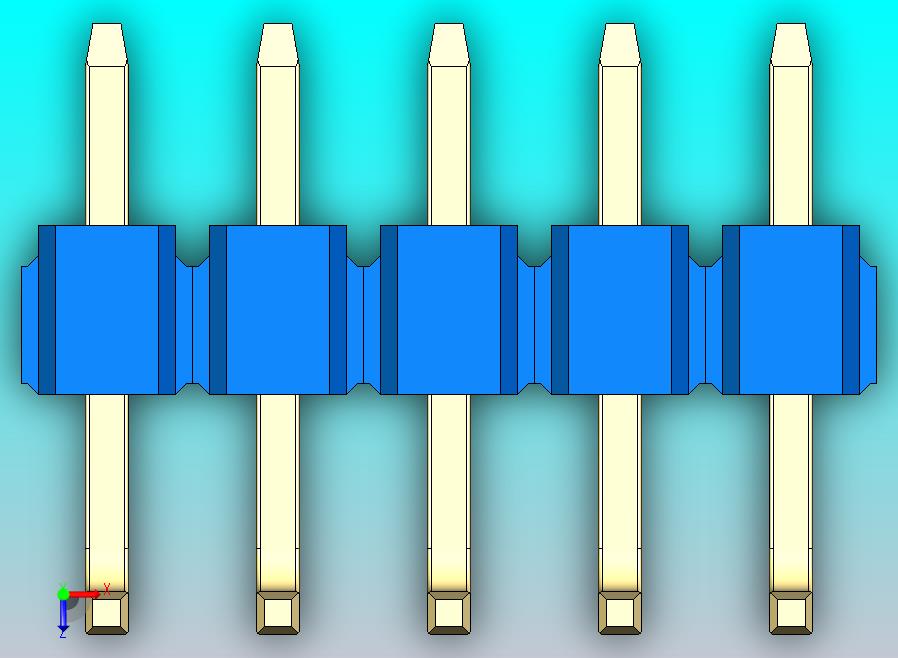 DS1022彩色排针 蓝色 05p 100mil 类型U 版本1.0.zip