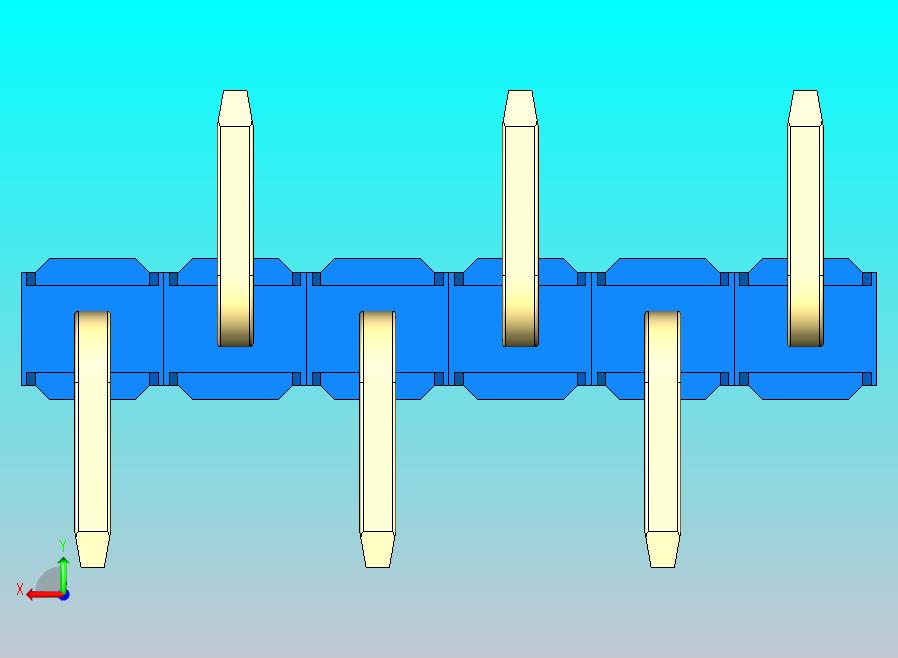 DS1022彩色排针 蓝色 06p 100mil 类型 SMT R1 版本1.0.zip
