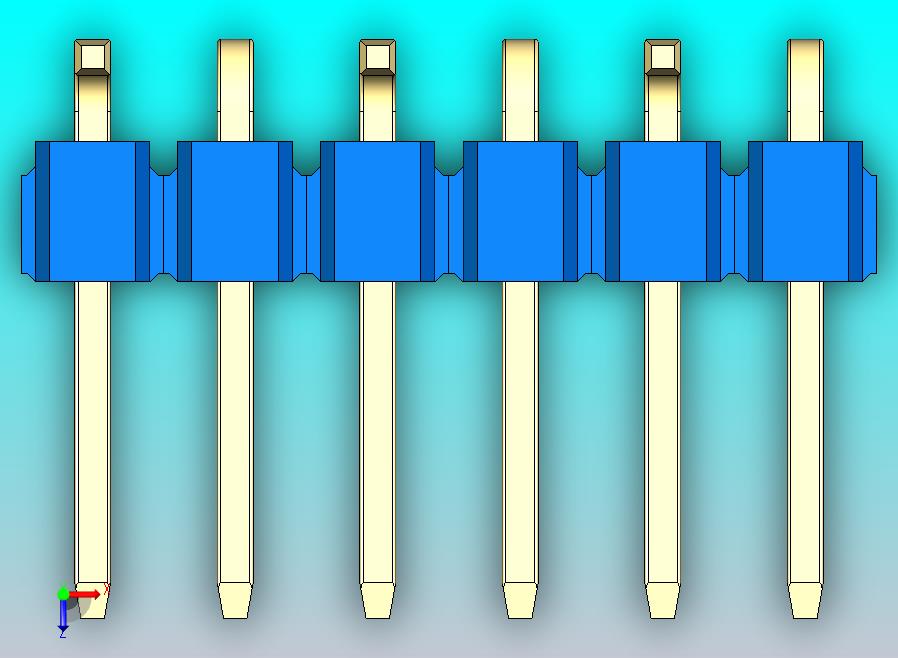 DS1022彩色排针 蓝色 06p 100mil 类型 SMT R1 版本1.0.zip