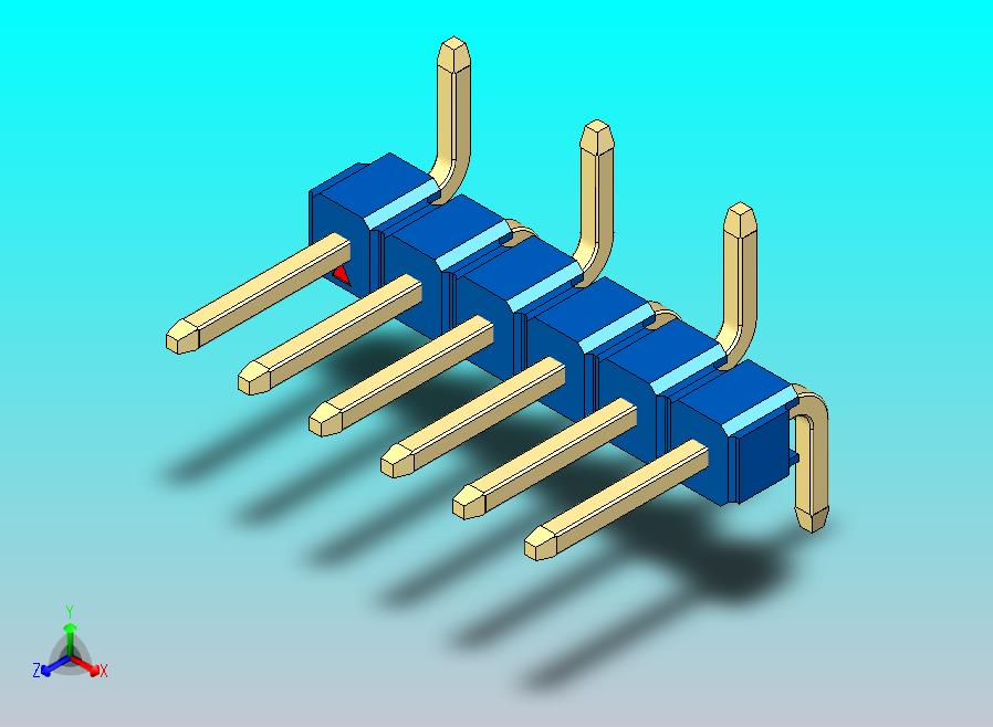 DS1022彩色排针 蓝色 06p 100mil 类型 SMT R1 版本1.0.zip