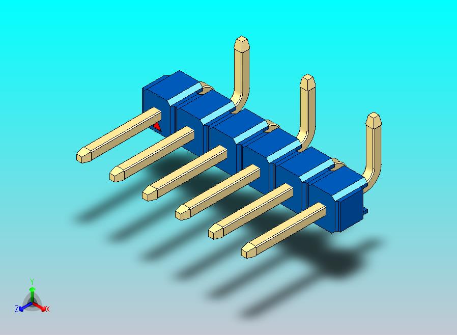 DS1022彩色排针 蓝色 06p 100mil 类型 SMT R2 版本1.0.zip