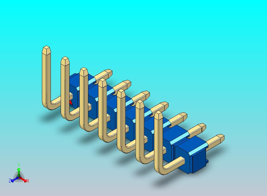 DS1022彩色排针 蓝色 07p 100mil 类型U 版本1.0.zip