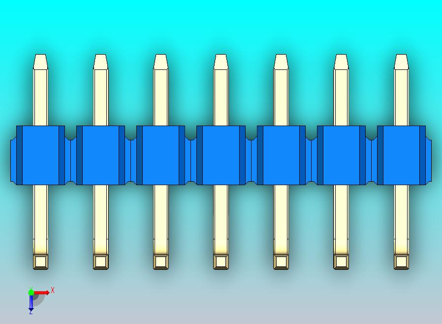 DS1022彩色排针 蓝色 07p 100mil 类型U 版本1.0.zip